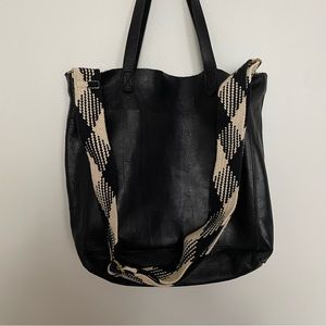 Madewell Large Transport Tote open top